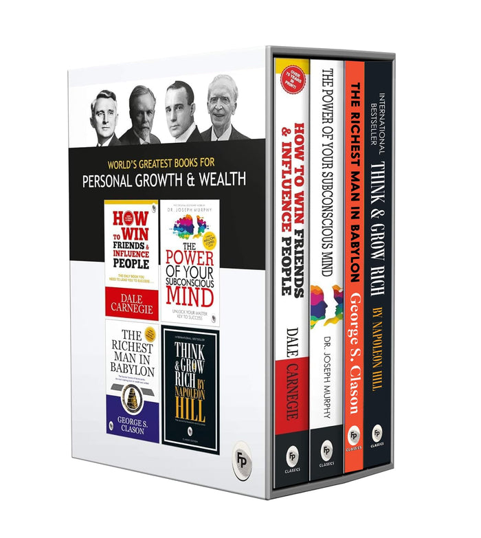 World’s Greatest Books For Personal Growth & Wealth (Set of 4 Books)