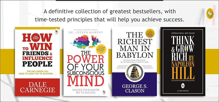 World’s Greatest Books For Personal Growth & Wealth (Set of 4 Books)