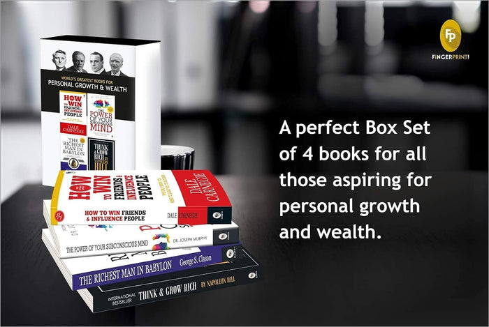 World’s Greatest Books For Personal Growth & Wealth (Set of 4 Books)