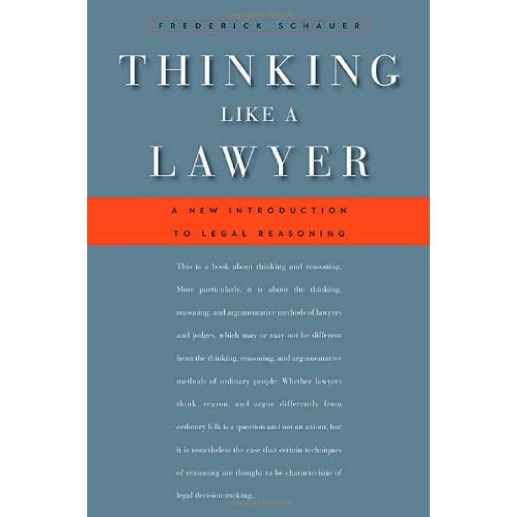 Thinking like a lawyer