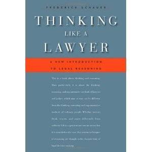Thinking like a lawyer