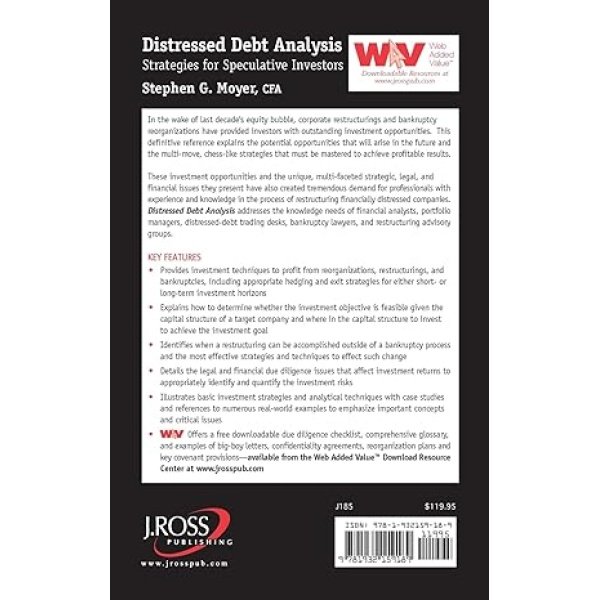 Distressed Debt Analysis: Strategies for Speculative Investors