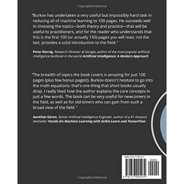 The Hundred-Page Machine Learning Book (The Hundred-Page Books)