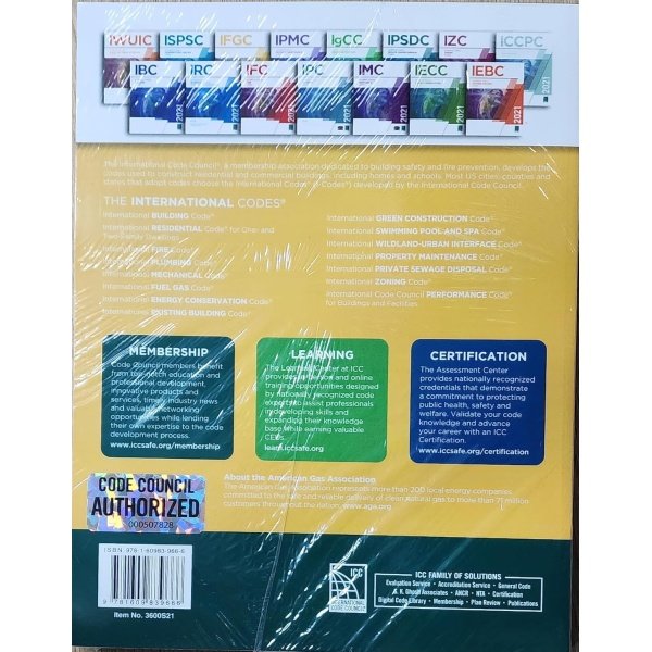 2021 International Fuel Gas Code (International Code Council Series)