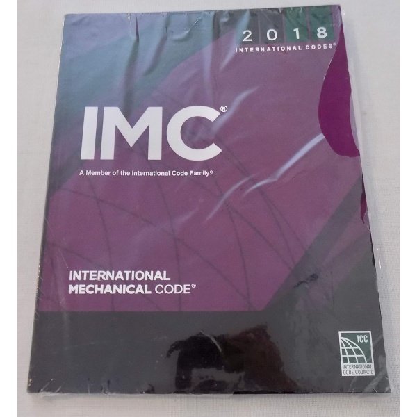 2018 International Mechanical Code (International Code Council Series) 1st Edition