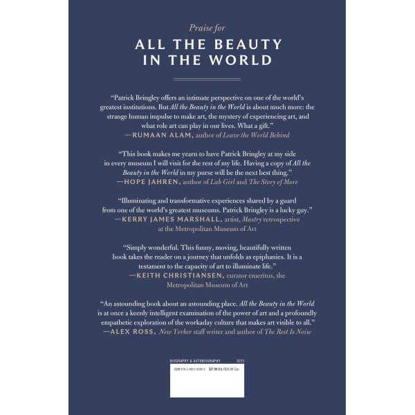 All the Beauty in the World: The Metropolitan Museum of Art and Me